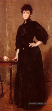 portrait Tableau Peinture - Portrait de Mme C. William Merritt Chase